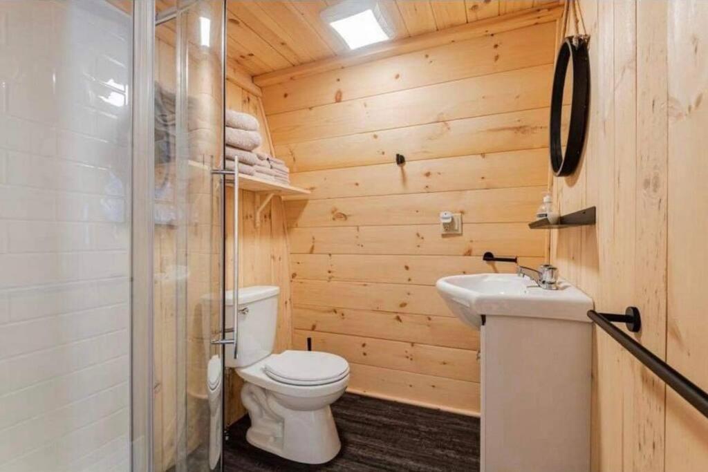 Chalet Alice A Louer Avec Spa Mauricie Saint-Alexis-des-Monts Zewnętrze zdjęcie
