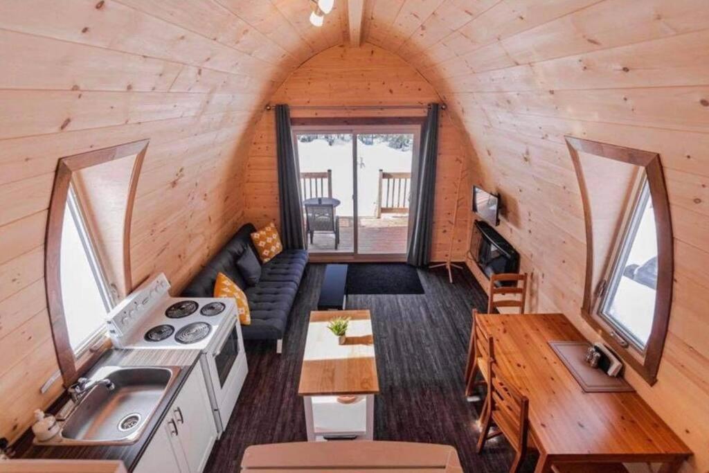 Chalet Alice A Louer Avec Spa Mauricie Saint-Alexis-des-Monts Zewnętrze zdjęcie