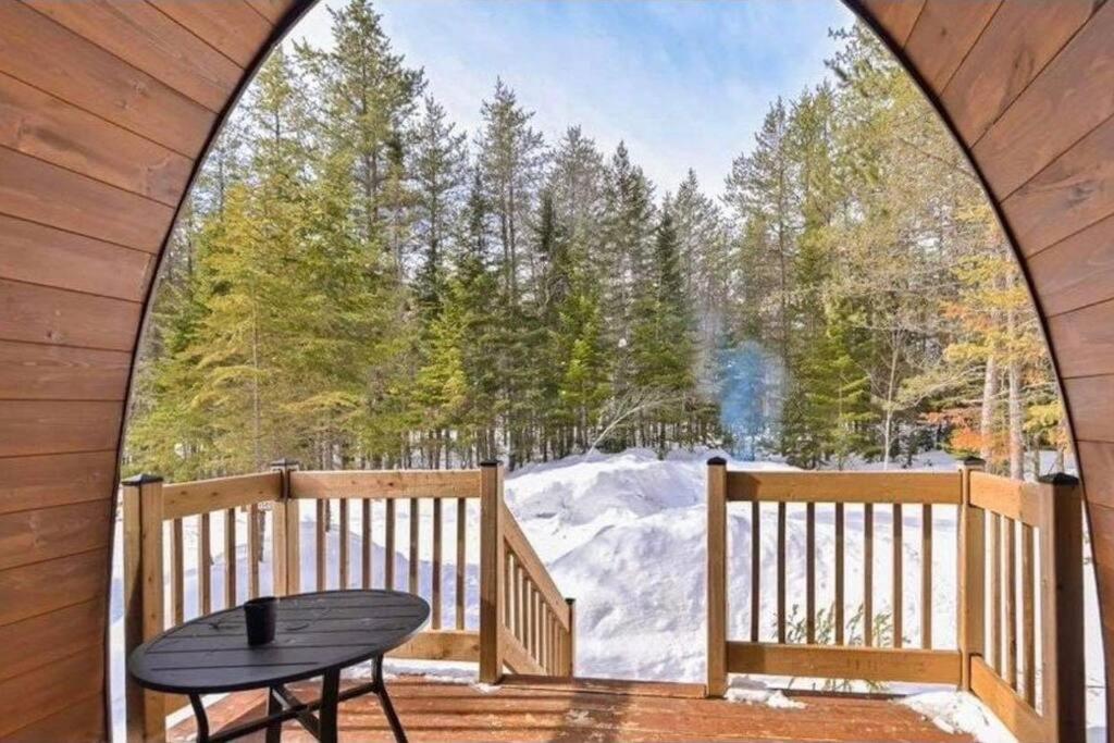 Chalet Alice A Louer Avec Spa Mauricie Saint-Alexis-des-Monts Zewnętrze zdjęcie